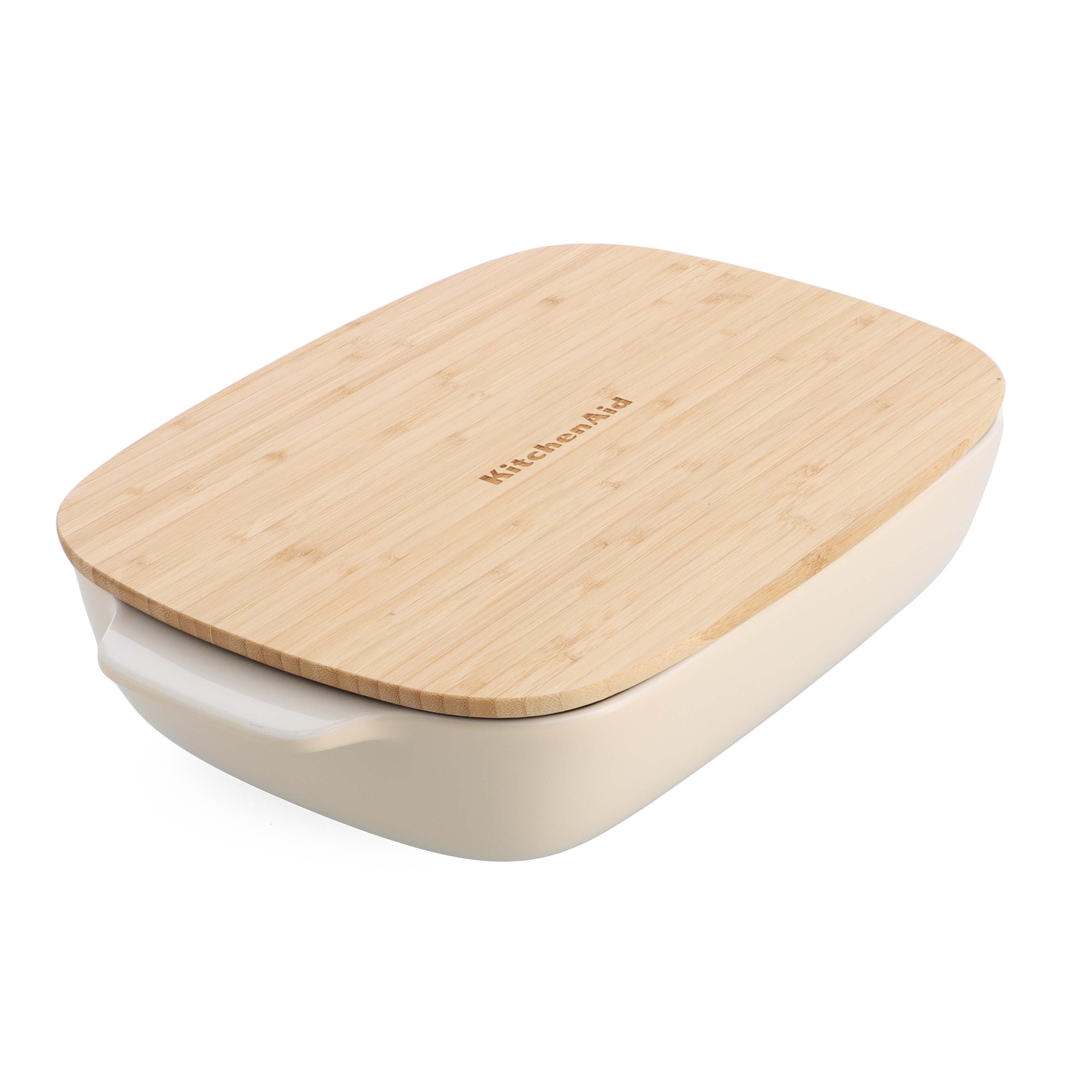 KitchenAid - Large Baker with Lid - Almond Cream - Gratis frakt v:2361426