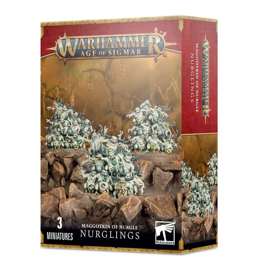 Warhammer (40K & AOS) - Maggotkin Of Nurgle - Nurglings - Nurglings v:6229775