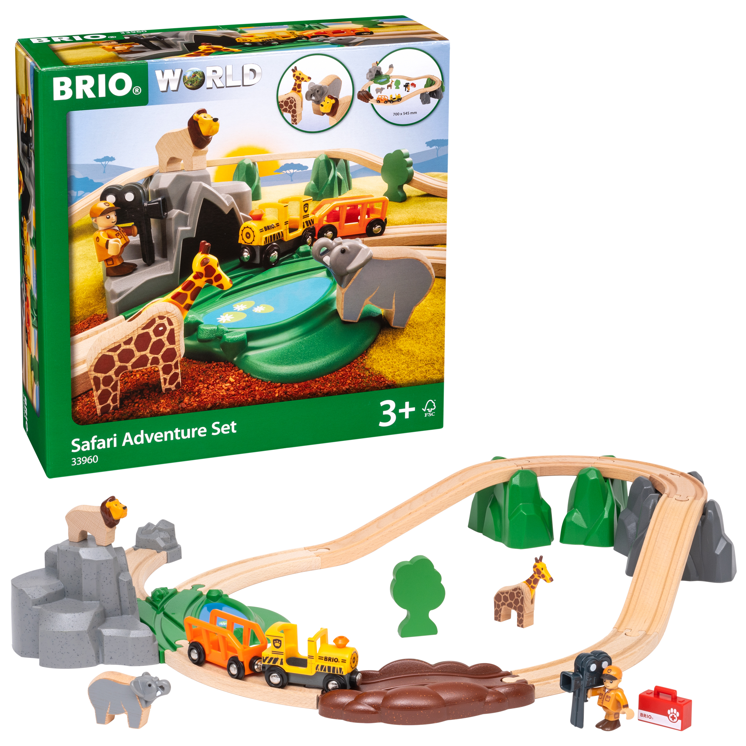 BRIO – Safari-sett (33960) – Gratis frakt v:4505663 BRIO – Safari-sett (33960) – Gratis frakt v:4505663