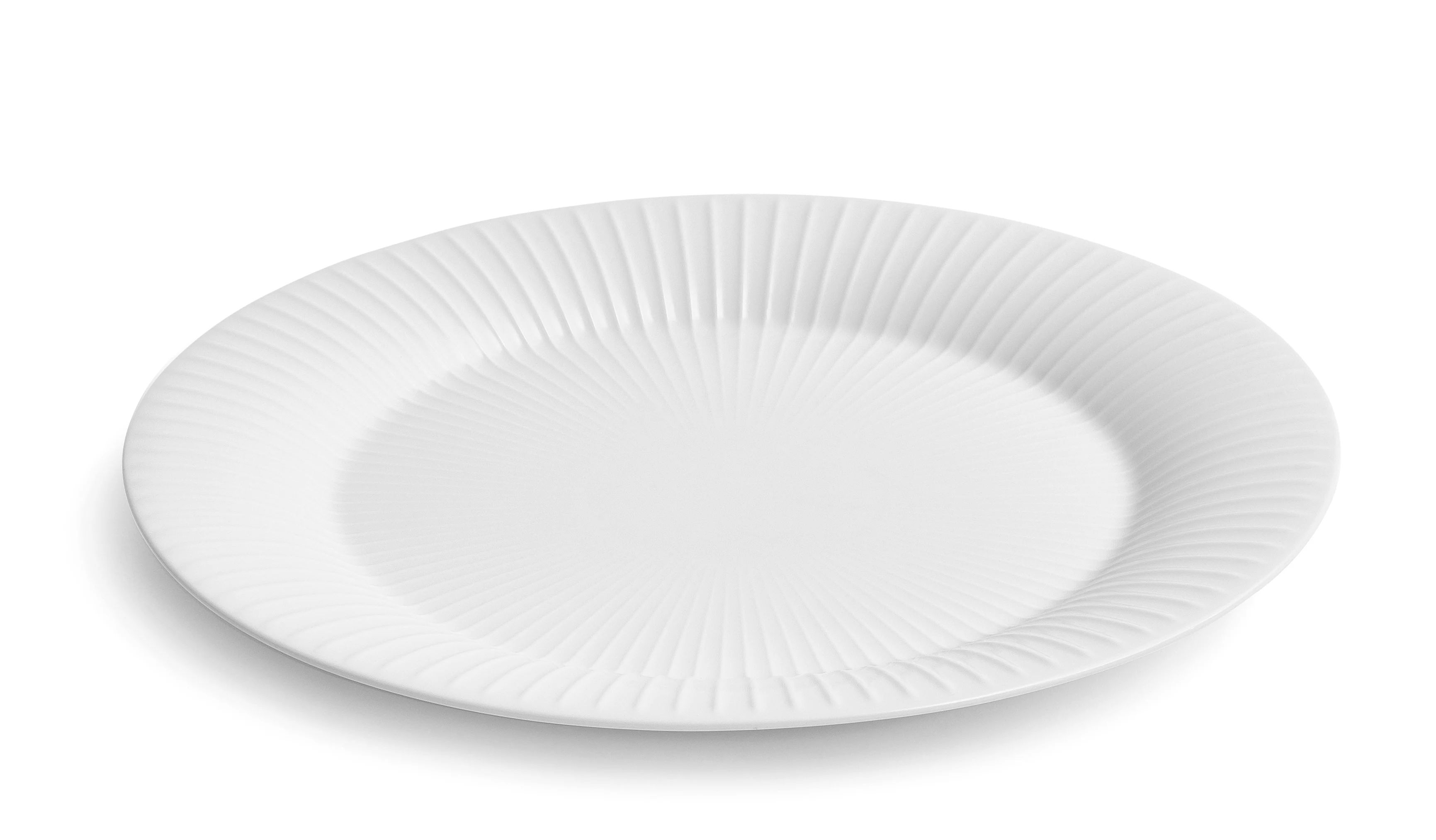 Kähler - Hammershøi Ovalt Serveringsfat - Hvit - 28,5x22,5 cm v:1522893