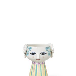 Bjørn Wiinblad – Eva Lysestake – Light blue – H9.5 cm v:9136825 Bjørn Wiinblad – Eva Lysestake – Light blue – H9.5 cm v:9136825