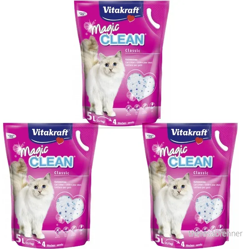 Vitakraft – 3 x Cat Litter Magic Clean 5L v:1139432 Vitakraft – 3 x Cat Litter Magic Clean 5L v:1139432