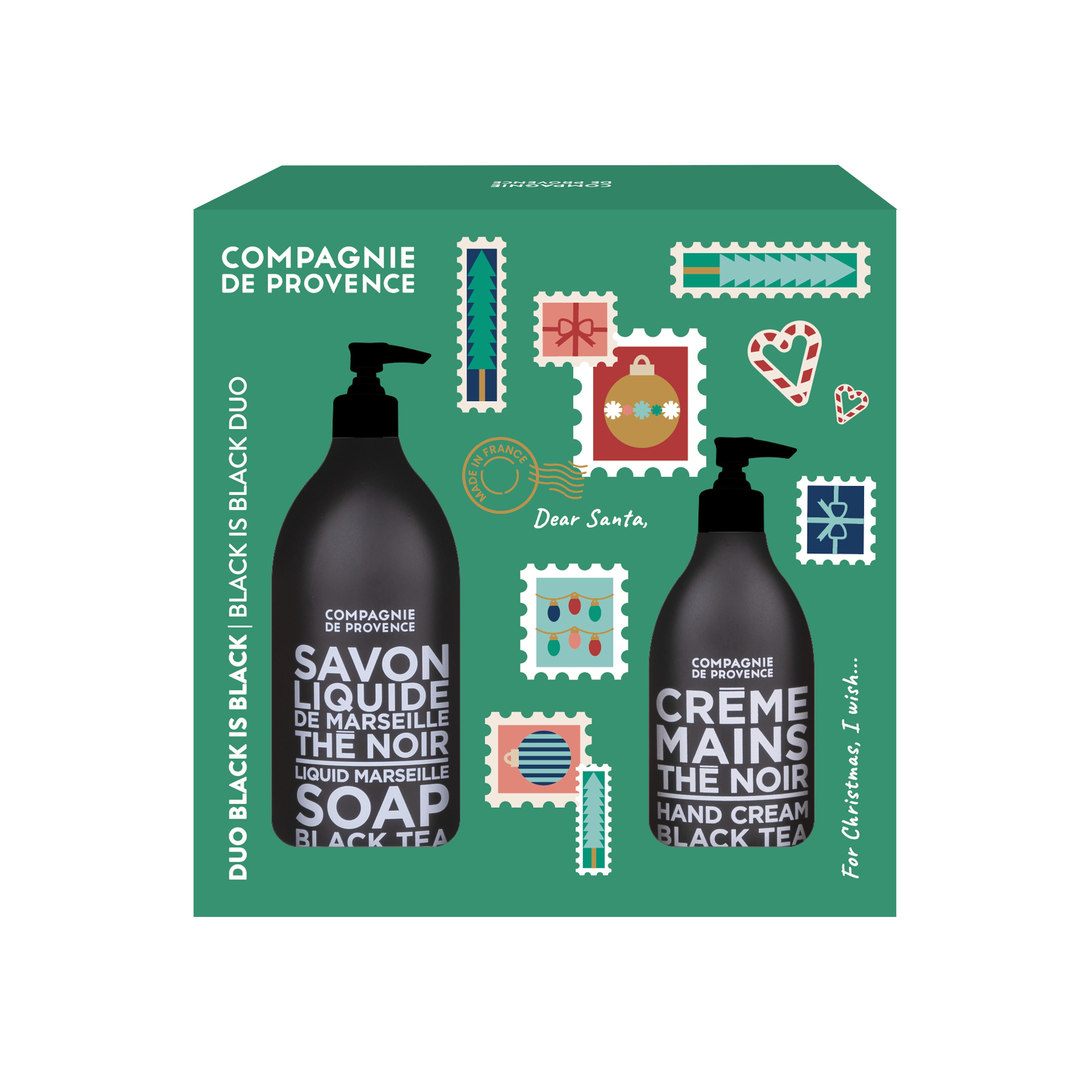 COMPAGNIE DE PROVENCE – DUO BLACK IS BLACK – Black – 500ml Liquid Soap, 300ml Hand Cream v:8182539 COMPAGNIE DE PROVENCE – DUO BLACK IS BLACK – Black – 500ml Liquid Soap, 300ml Hand Cream v:8182539