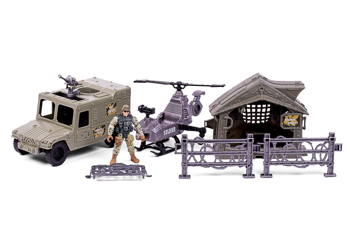 Special Forces - Military Set with Jeep, Helicopter and Accessories (520371) v:8803807