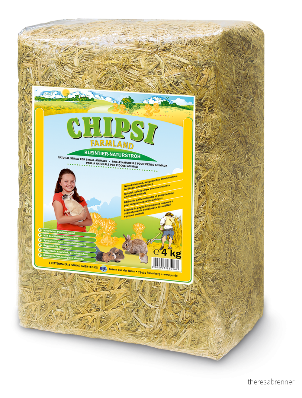 Chipsi - Farmland Bedding Straw 4kg - (400297323416) v:9405857