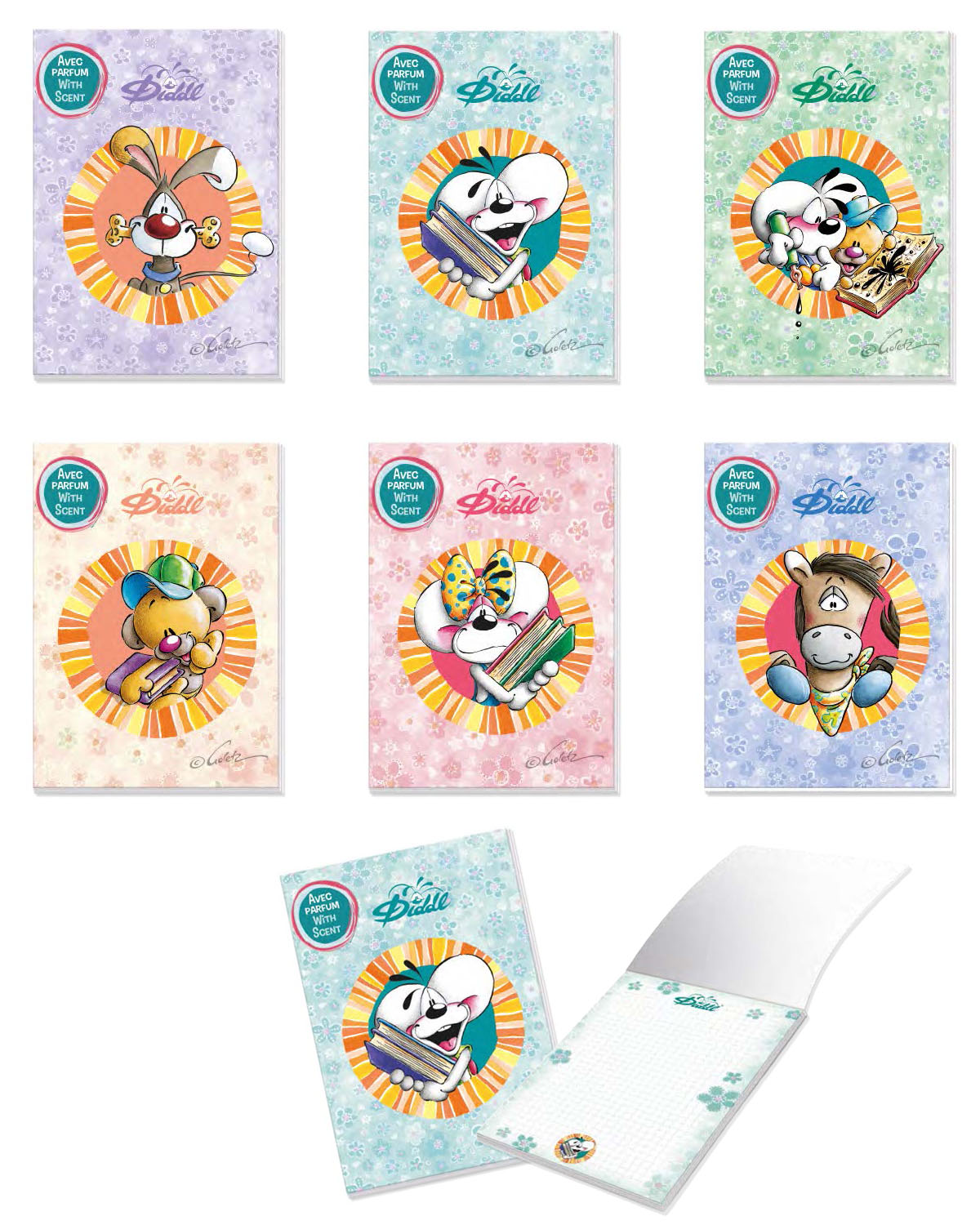 Diddl - A6 Scented Notebook,1 pcs (DID10048) v:2693520