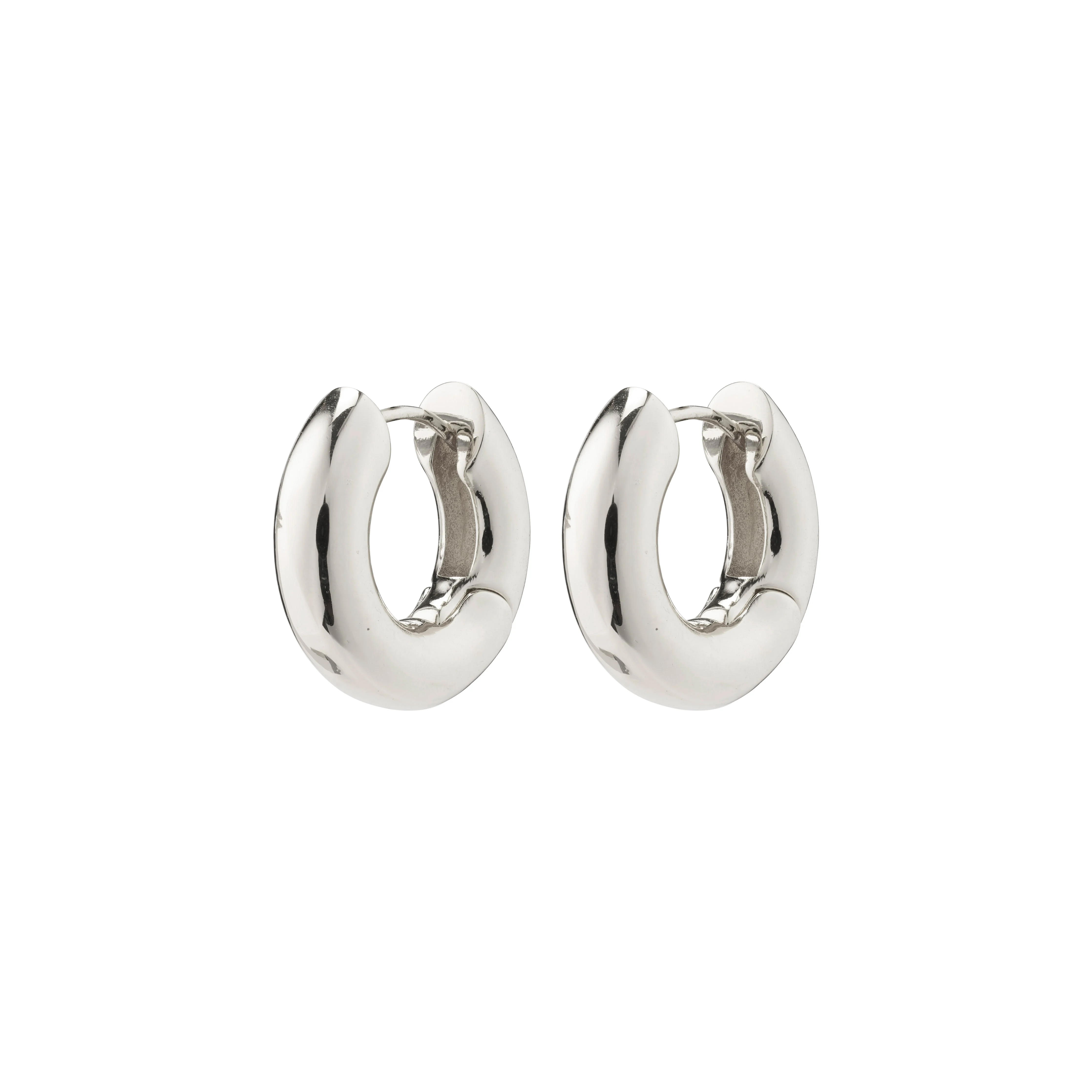 PILGRIM – AICA Chunky Hoop Earrings – Silver-Plated – 22 mm v:5532309
