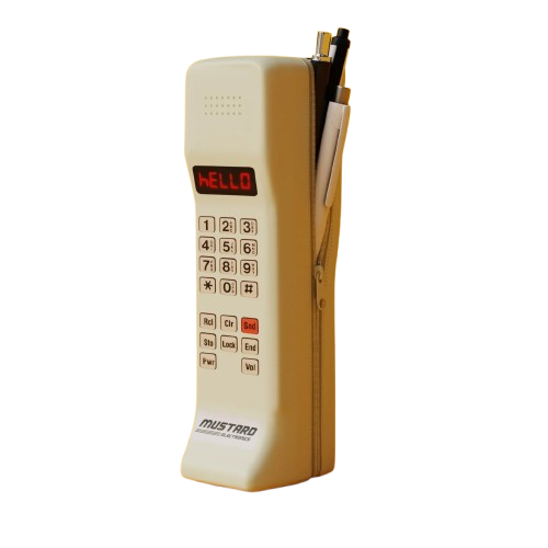 Mustard - Brickphone Pencil Case v:7207330