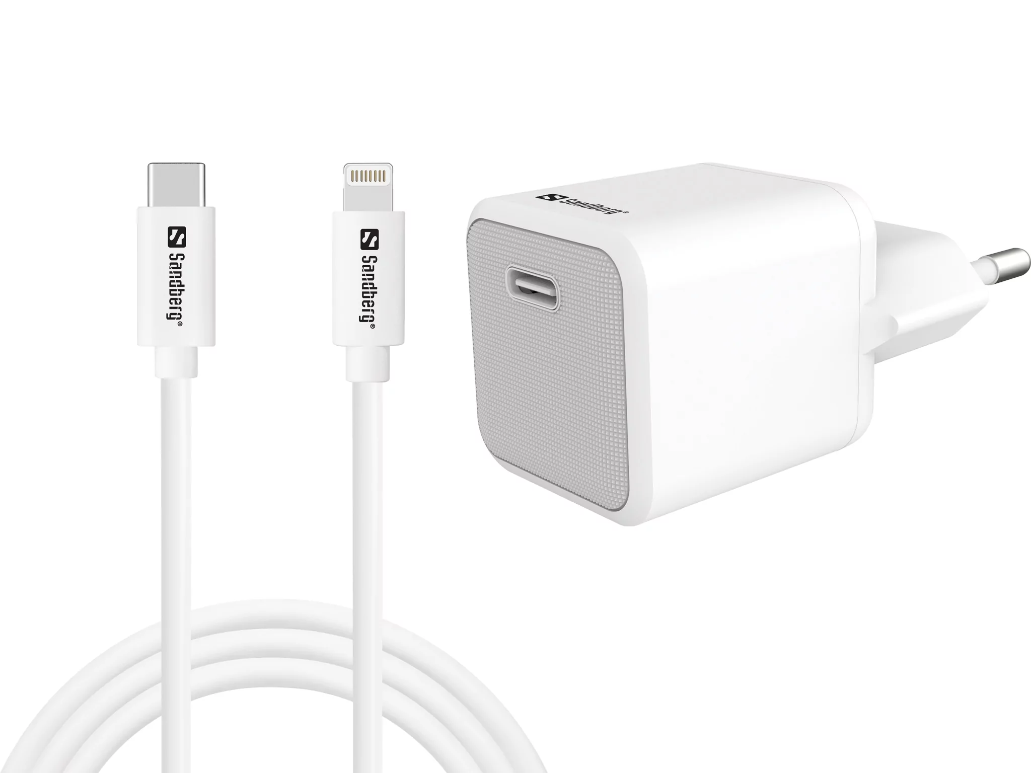 Sandberg - USB-C AC Charger 20W + Lightning 1M v:4463804