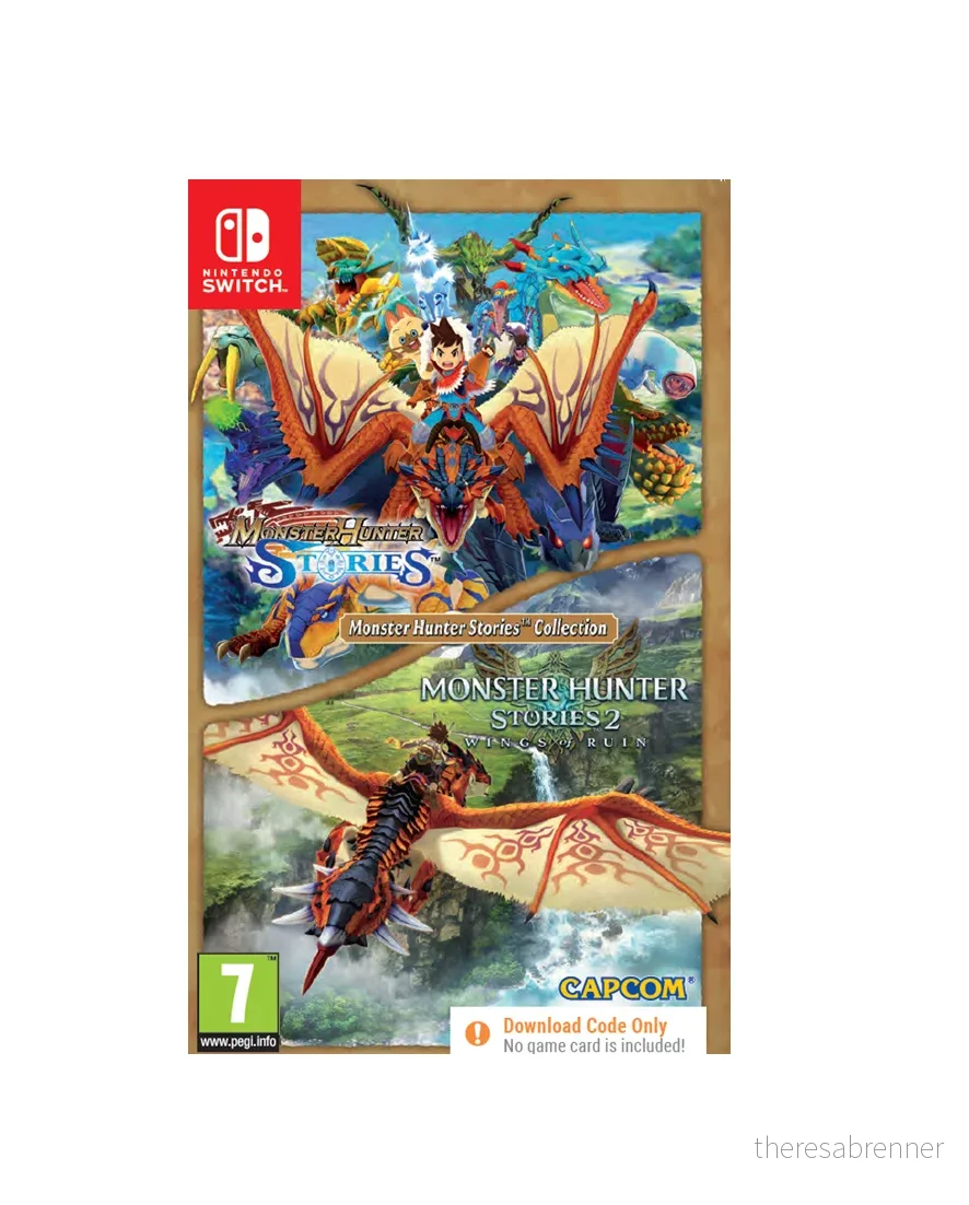 Monster Hunter Stories Collection (CIAB) - Nintendo Switch - Engelsk - Code in a Box v:3848191
