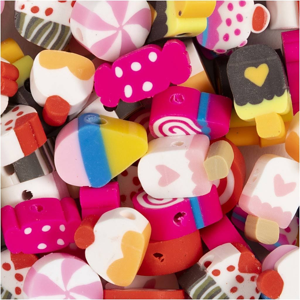 Creativ Company – Figure beads – Candy, Cake & Ice Cream, 200 pcs. (69608) v:7250850