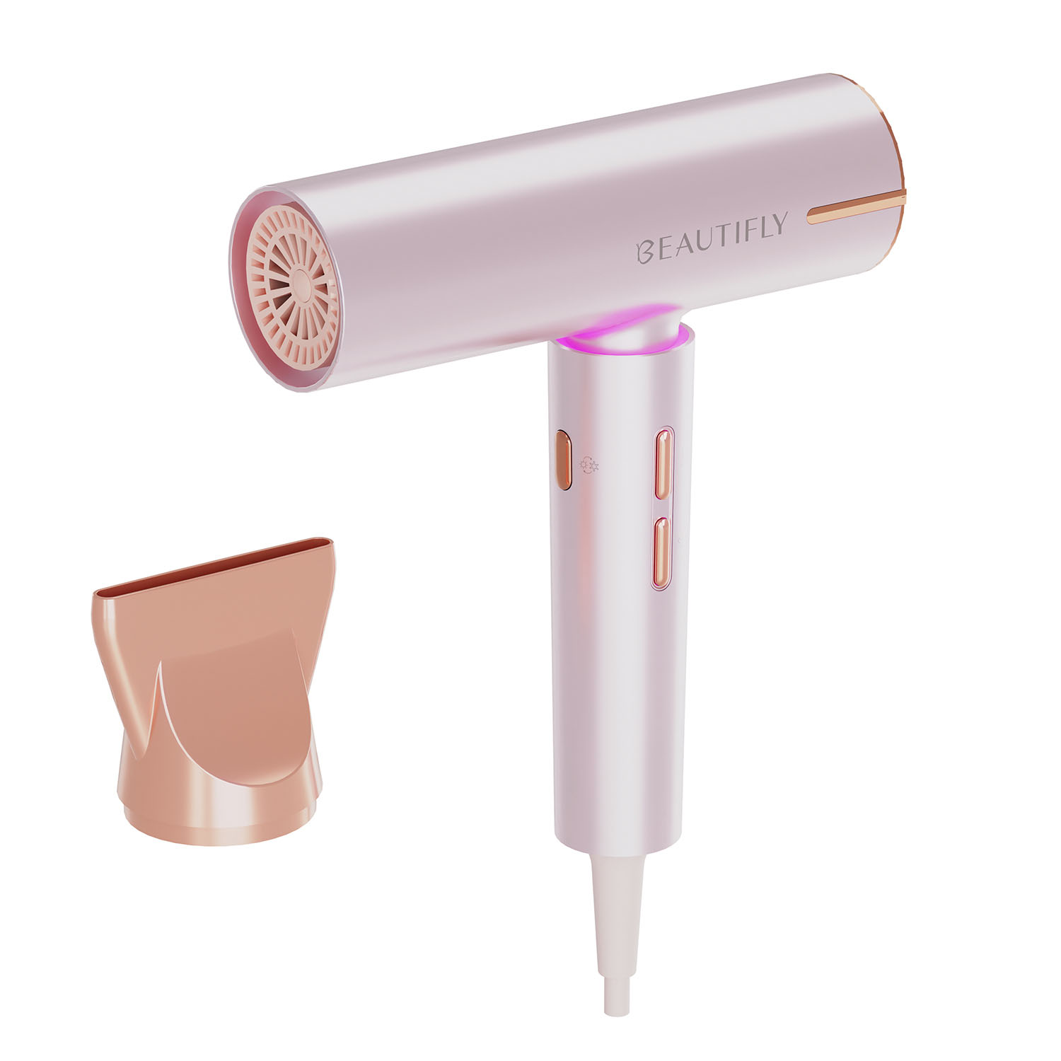 Beautifly – Hårføner – CandyFlow – Compact – Gratis frakt v:9696121