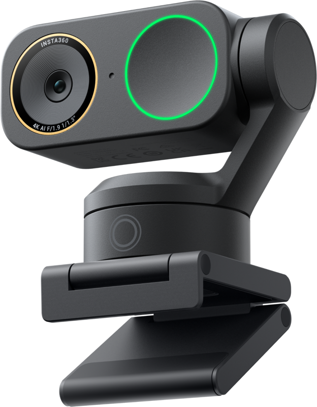 Insta360 - Link 2 Pro 4K AI Webkamera – Gimbal-sporing, HDR og Dual ISO - Gratis frakt v:6004197