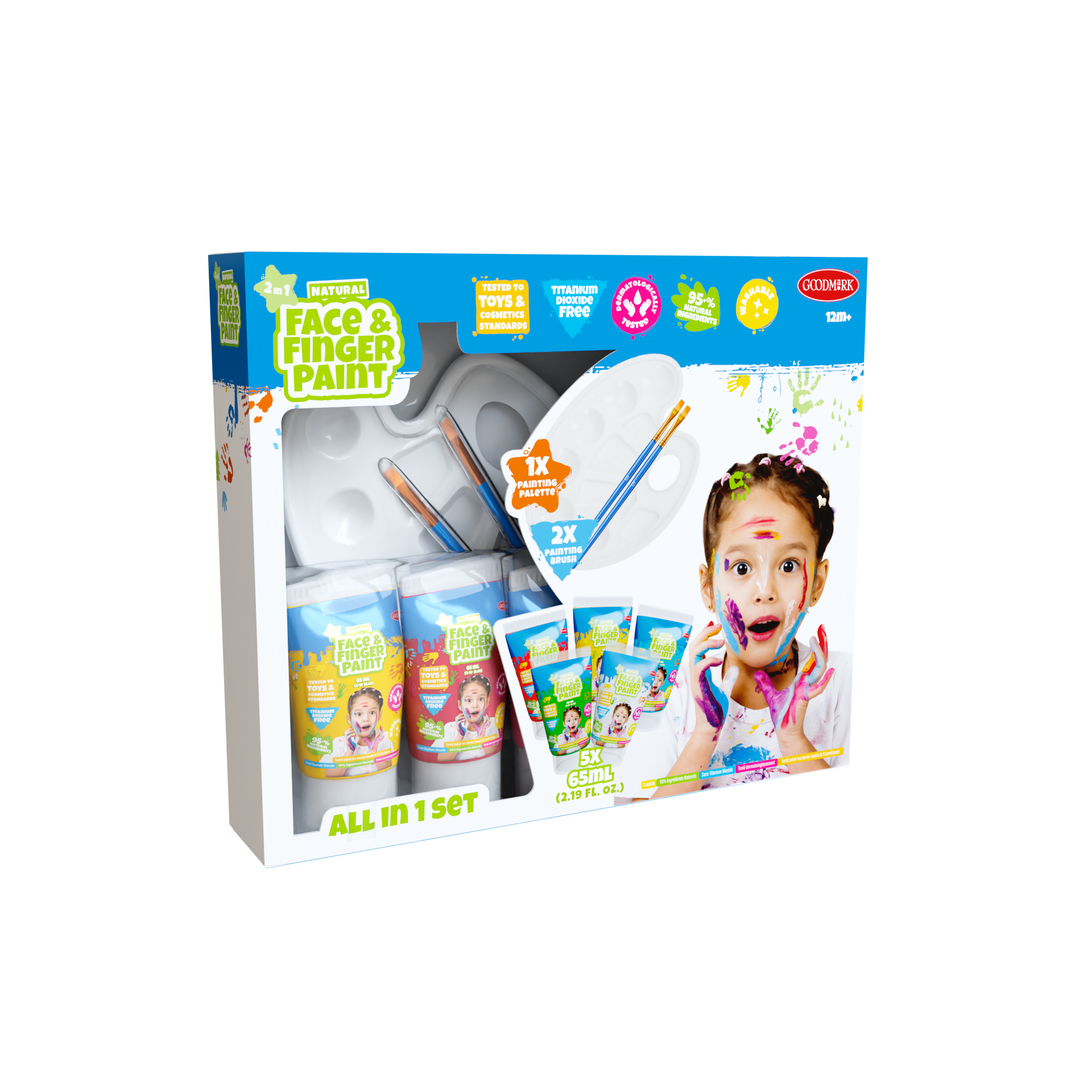 Natural Face & Finger Paint – All in 1 Set (109005) v:8609891