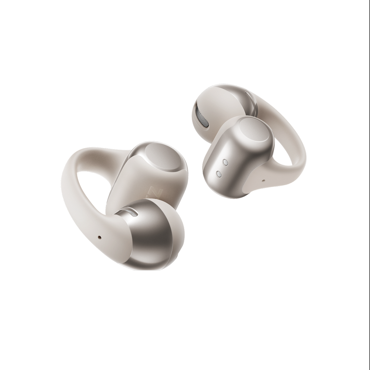 Shokz OpenDots – Clip-On Open-Ear Trådløse Ørepropper med Dolby Audio - Grey - Gratis frakt v:9559209