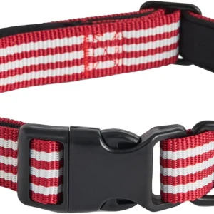 HAY – Dogs Collar Flat – M/L – Red and white stripe – Rød/Hvit – Red and white stripe v:4578163 HAY – Dogs Collar Flat – M/L – Red and white stripe – Rød/Hvit – Red and white stripe v:4578163