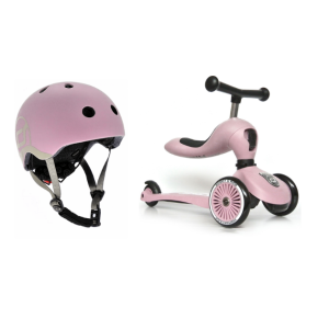Scoot and Ride – 2 in 1 Balance Bike/ Scooter + Kids Helmet S-M – Rose – Gratis frakt v:7884293 Scoot and Ride – 2 in 1 Balance Bike/ Scooter + Kids Helmet S-M – Rose – Gratis frakt v:7884293