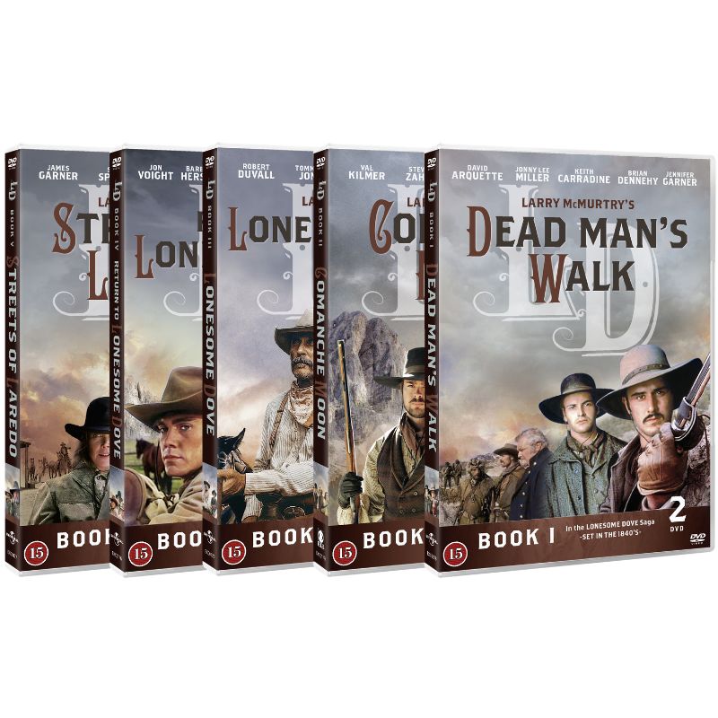 Lonesome Dove complete series - Book l - book ll - book lll - book lV - Book V - 10 Discs v:5233524