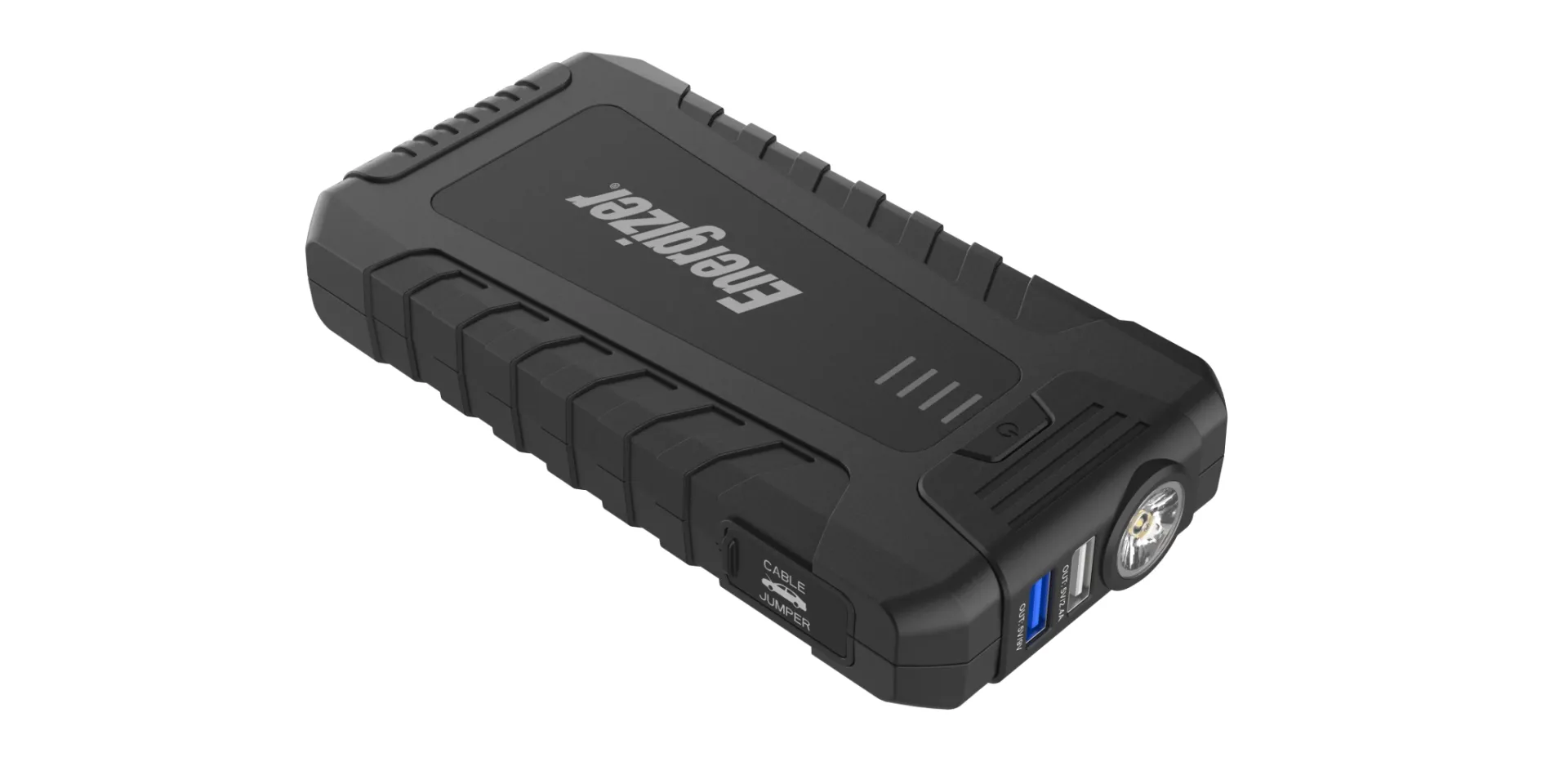 Energizer – JE8000 – 8.000 mAh 3-i-1 Startbooster, Powerbank og LED-lykt - Gratis frakt v:4808627