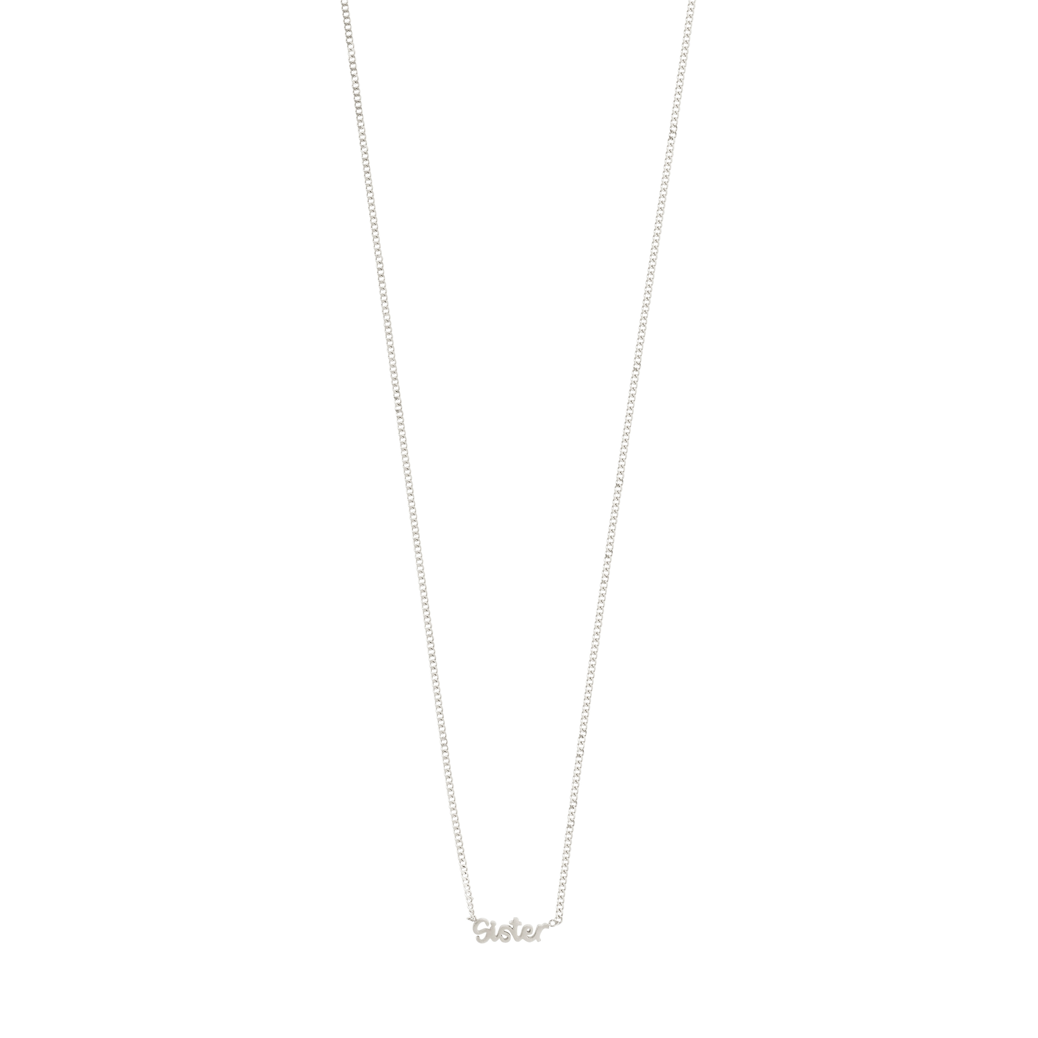 PILGRIM - SISTER Necklace - Silver-Plated - 38 cm + 9 cm Extension Chain v:4042376