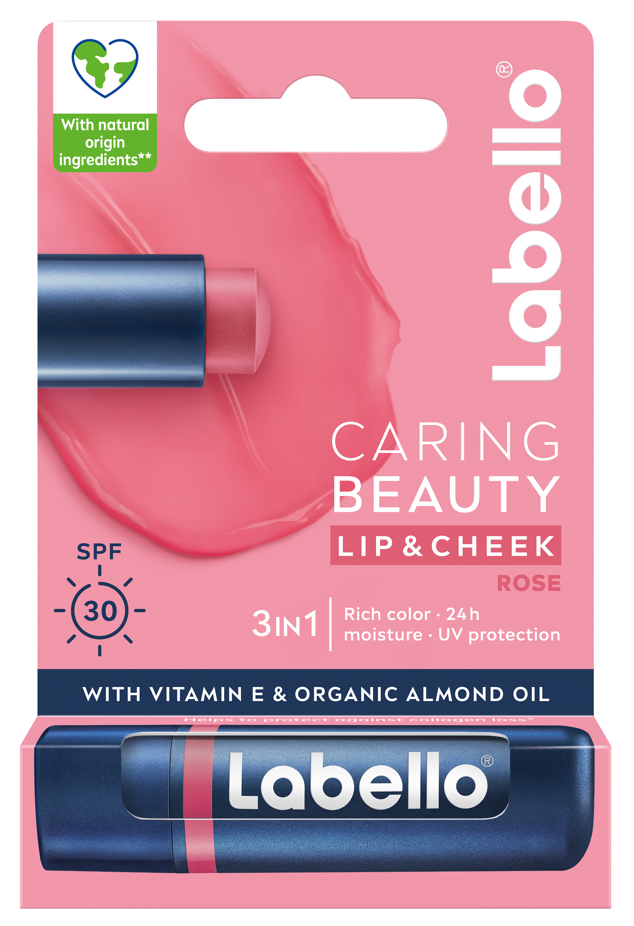 Labello - Caring Beauty - Rose Nude - 4.8g v:2463182