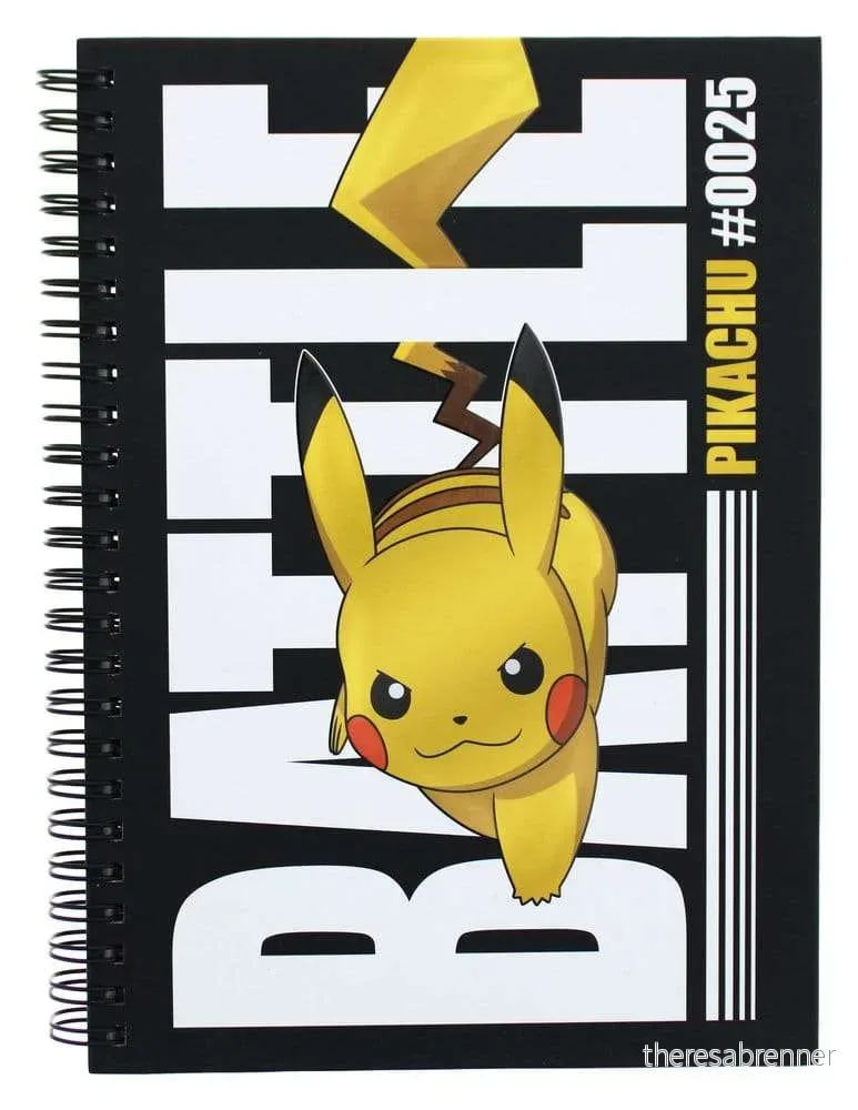 Pokemon - A5 Notebook Battle Pikachu v:5822310