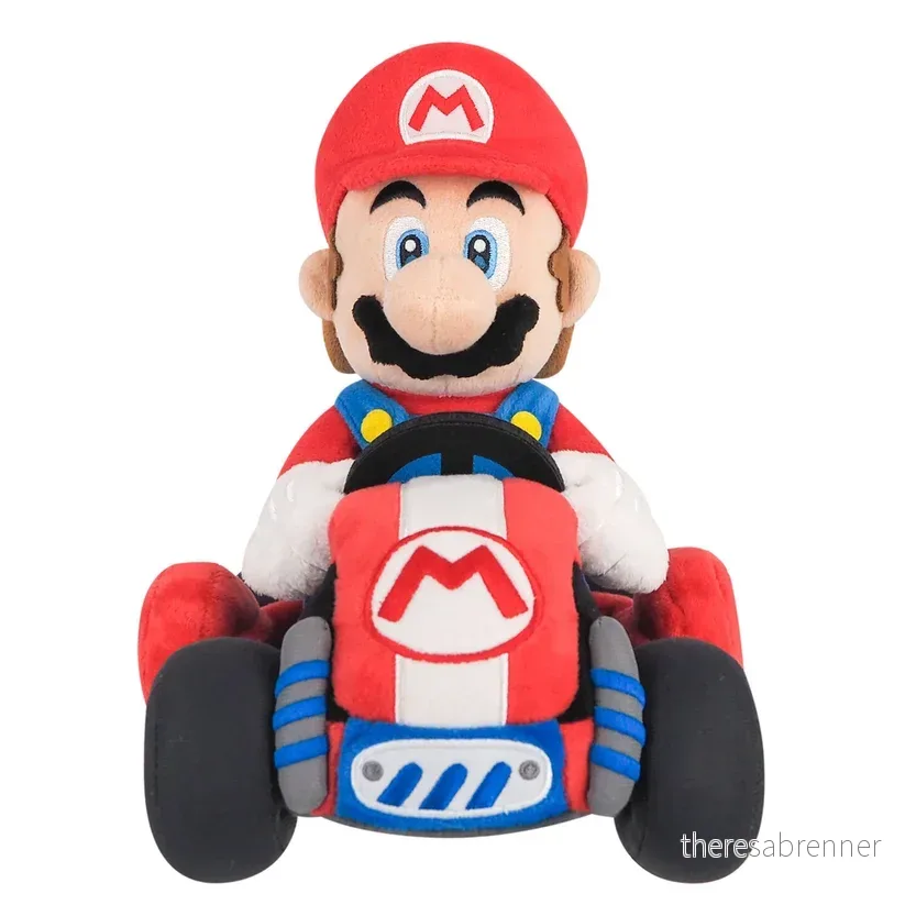 Nintendo Together - Plush Mario Kart (Mario) - Mario - Mario - Gratis frakt v:7856111