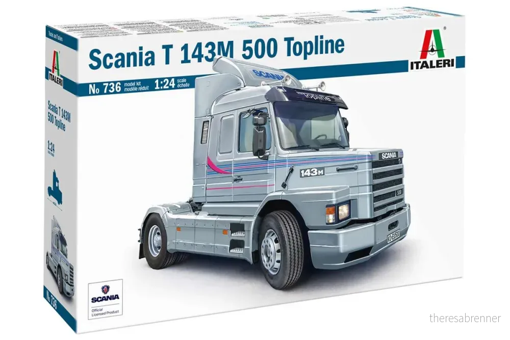 Italeri - SCANIA T 143 M500 Topline (489774) - Gratis frakt v:6429344