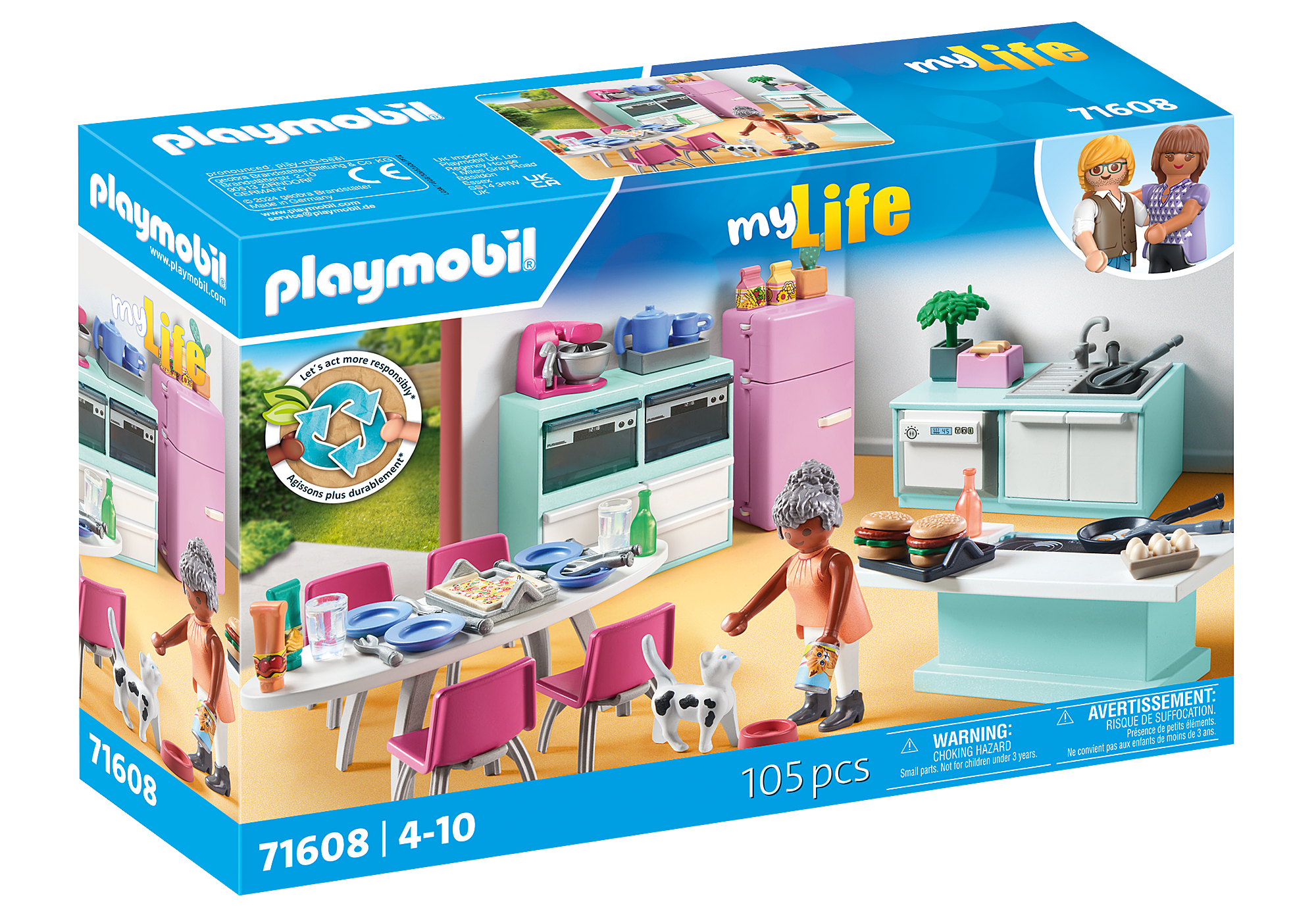 PLAYMOBIL - Kitchen with dining place (71608) v:1077191