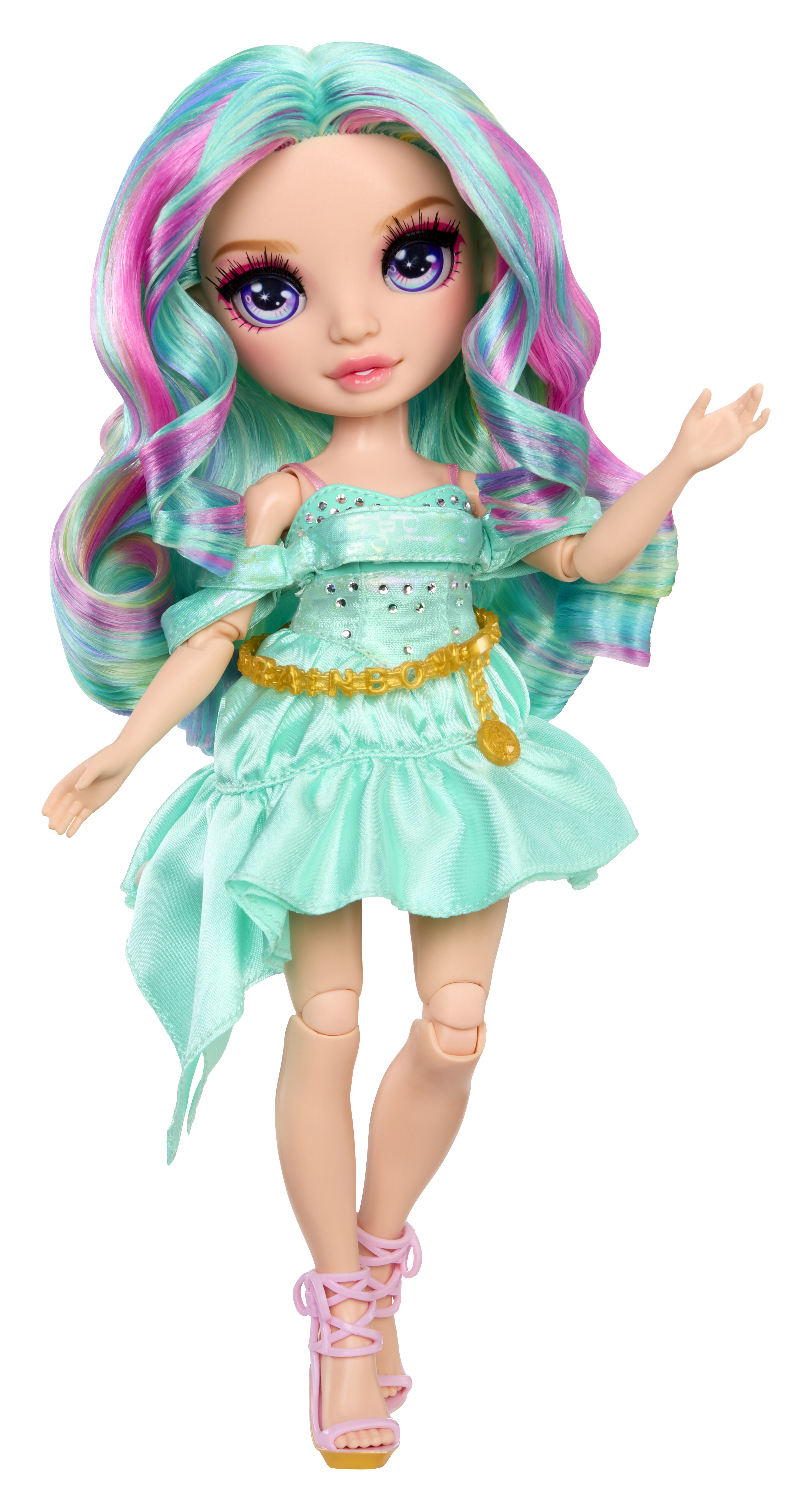 Rainbow High - Be Dazzling Fashion Dolls - Teal - Celine Turquise (597827) - Gratis frakt v:3044602