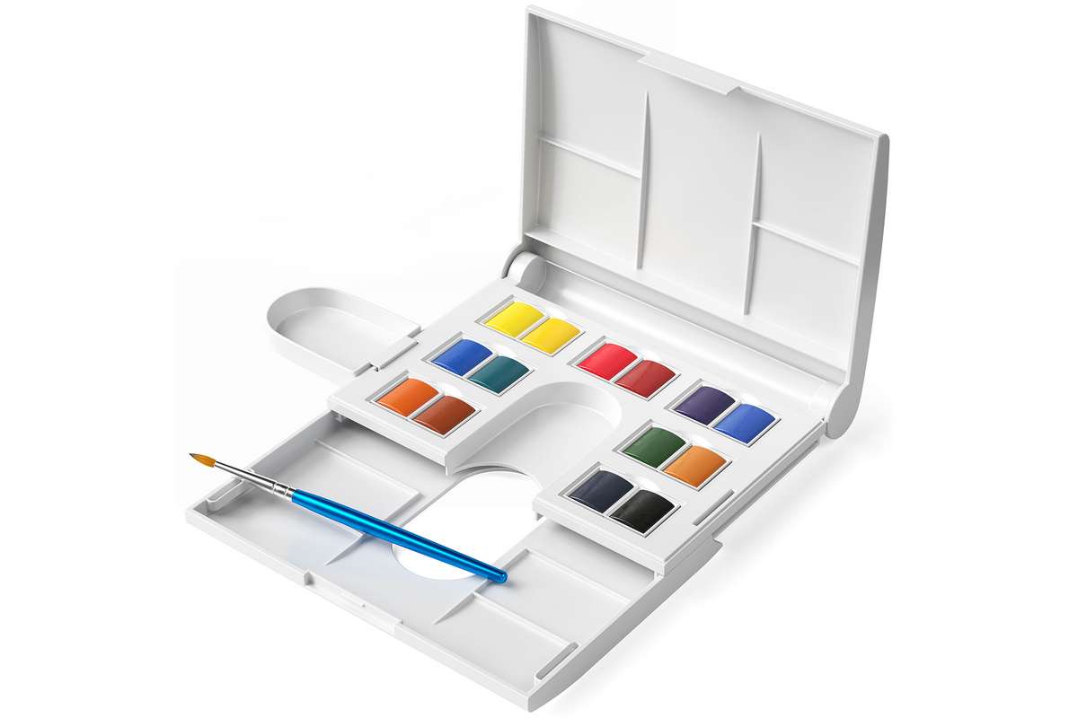 Winsor & Newton - Watercolour Proff Field Set 15pcs (831279) - Gratis frakt v:3610810