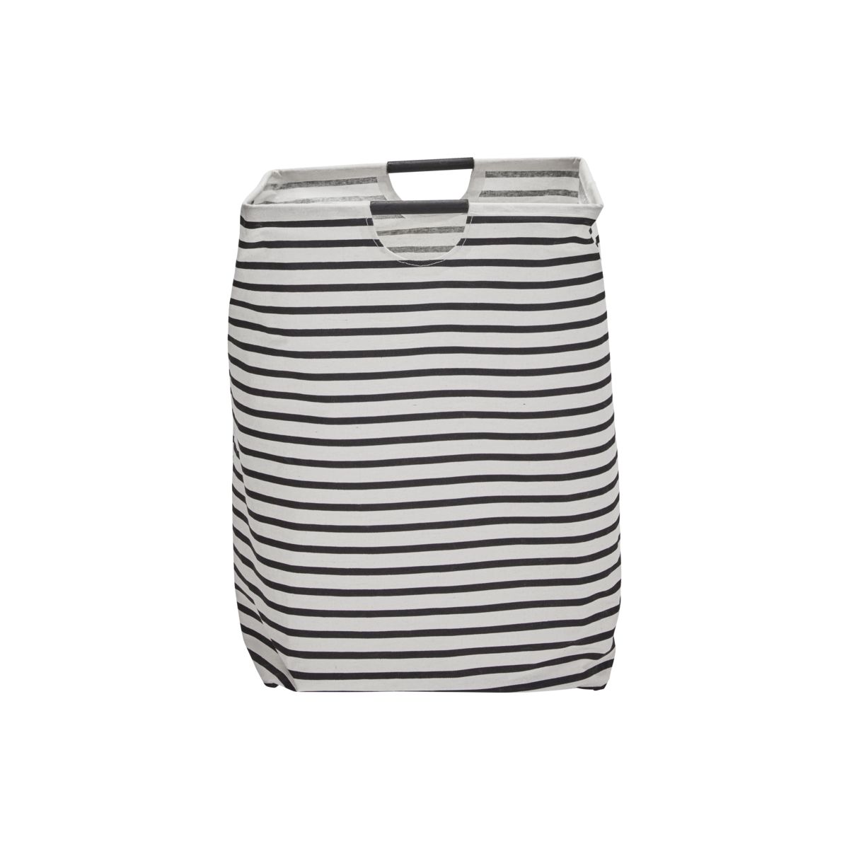 House Doctor – Stripes Vasketøypose – H60 cm – Sort/Hvit v:1028076