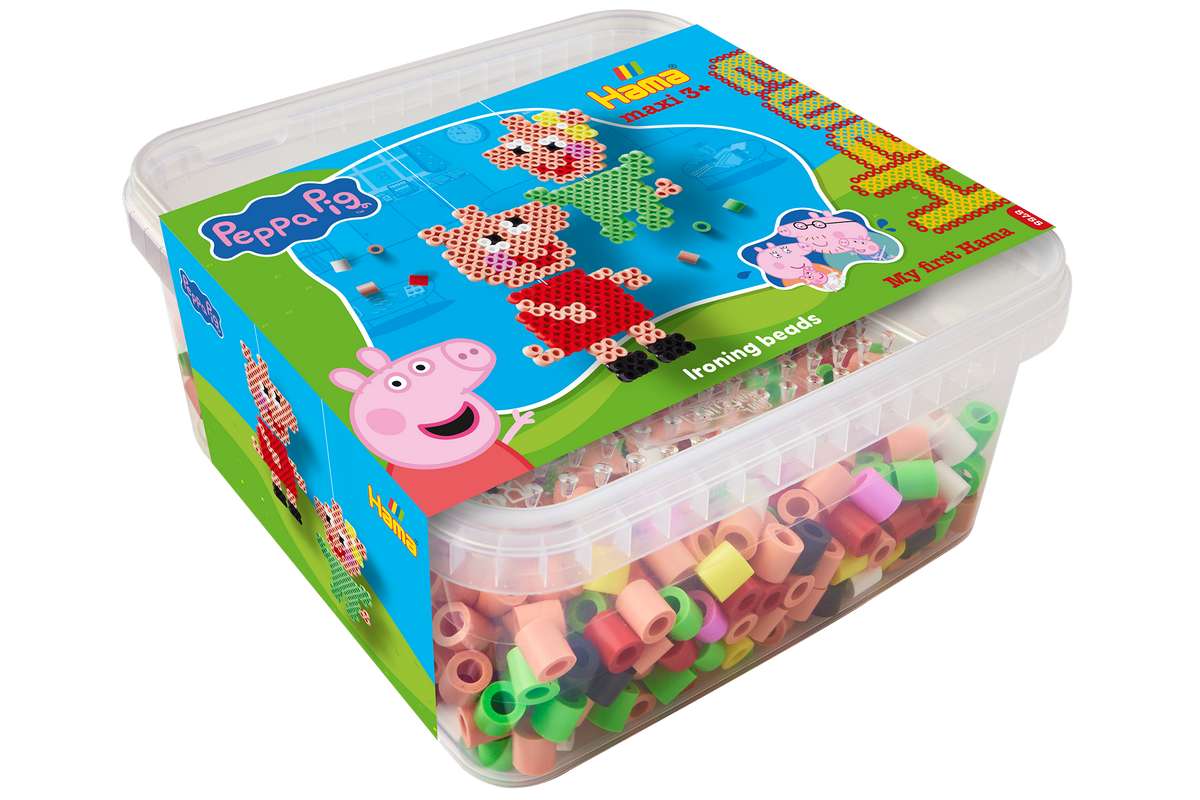 Hama - Maxi beads Peppa Pig & Little sister (388755) v:7027184