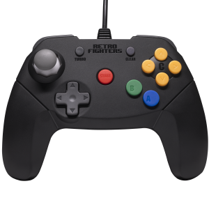 Retro-Fighters – Brawler64 Wired Controller – Black – Nordisk – Standard – Black v:3232198 Retro-Fighters – Brawler64 Wired Controller – Black – Nordisk – Standard – Black v:3232198