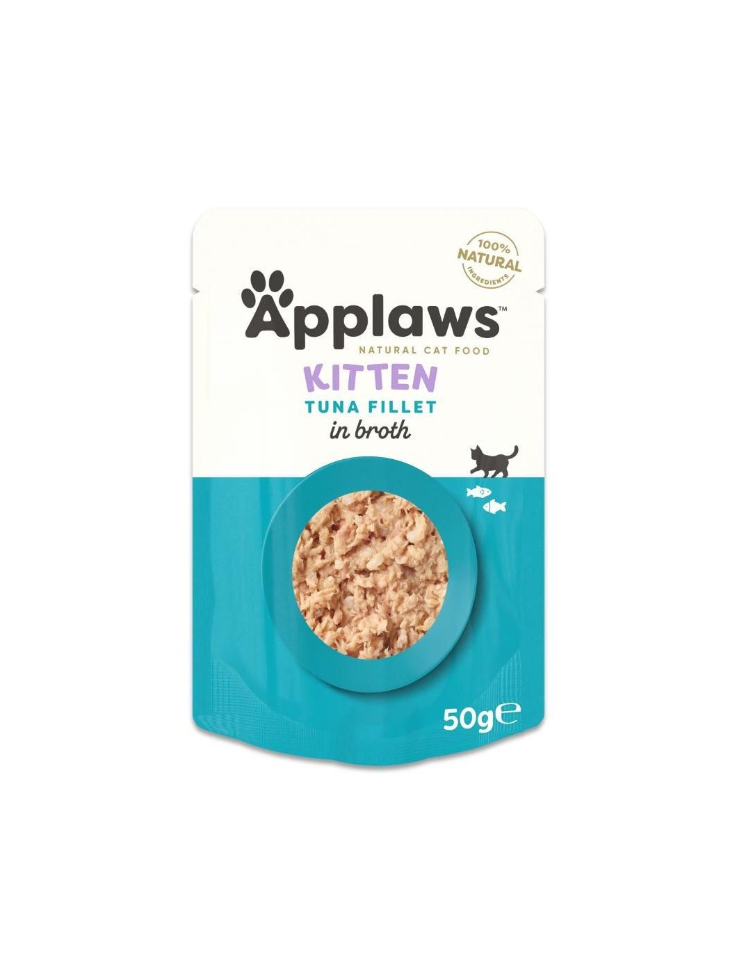 Applaws - 12x Kitten Tuna Fillet in Broth - 50g - Bundle v:4867824