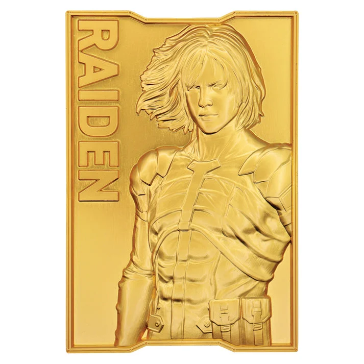 Metal Gear Solid 2 - 24K Gold Plated Raiden Ingot v:8448618