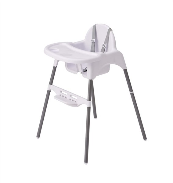 BabyDan - TinyDine 2-in-1 High Chair - White - 93 x 61 x 59 cm v:7729045