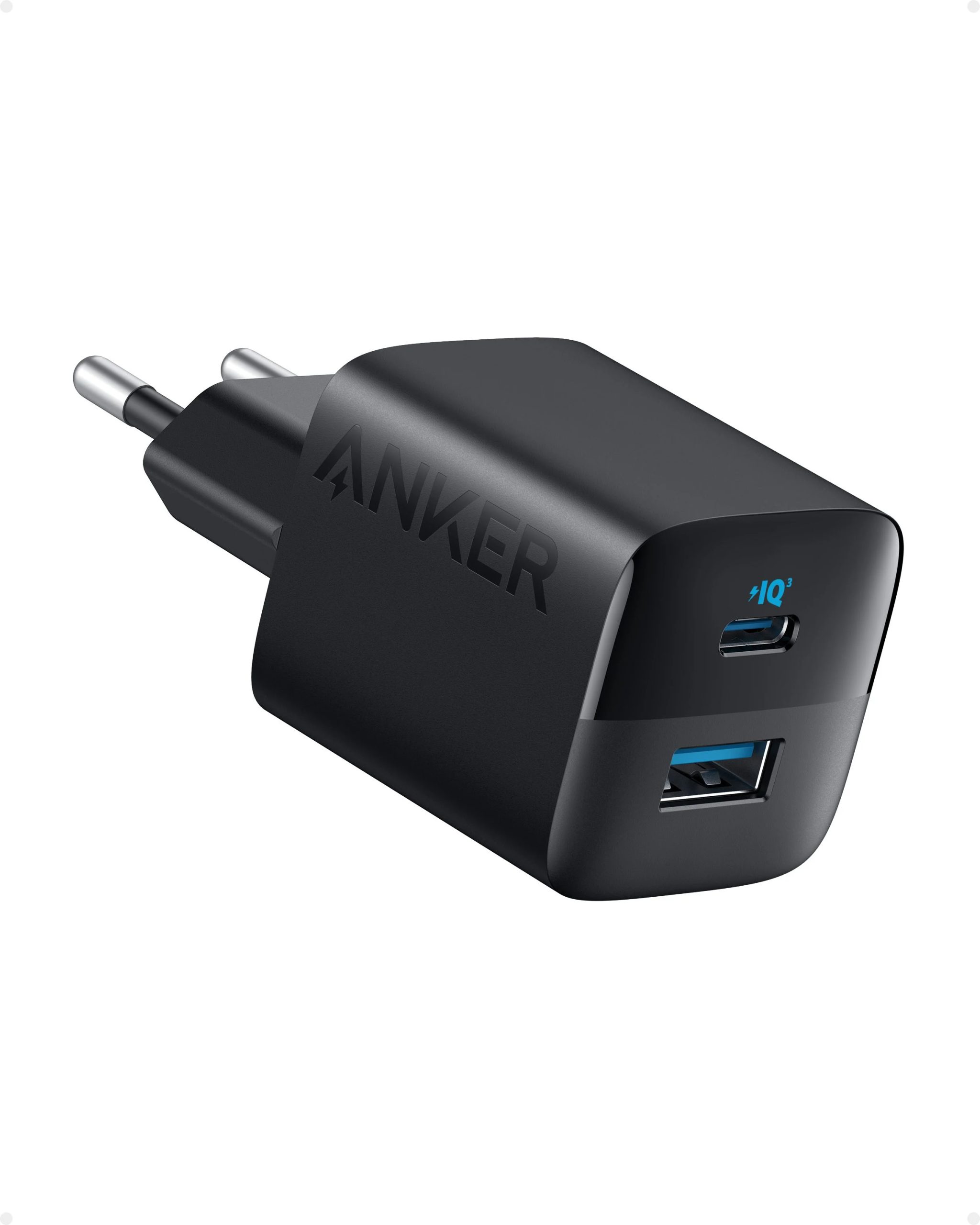 Anker 323 Lader - 33W USB-C & USB-A Hurtiglader - Svart v:8087036