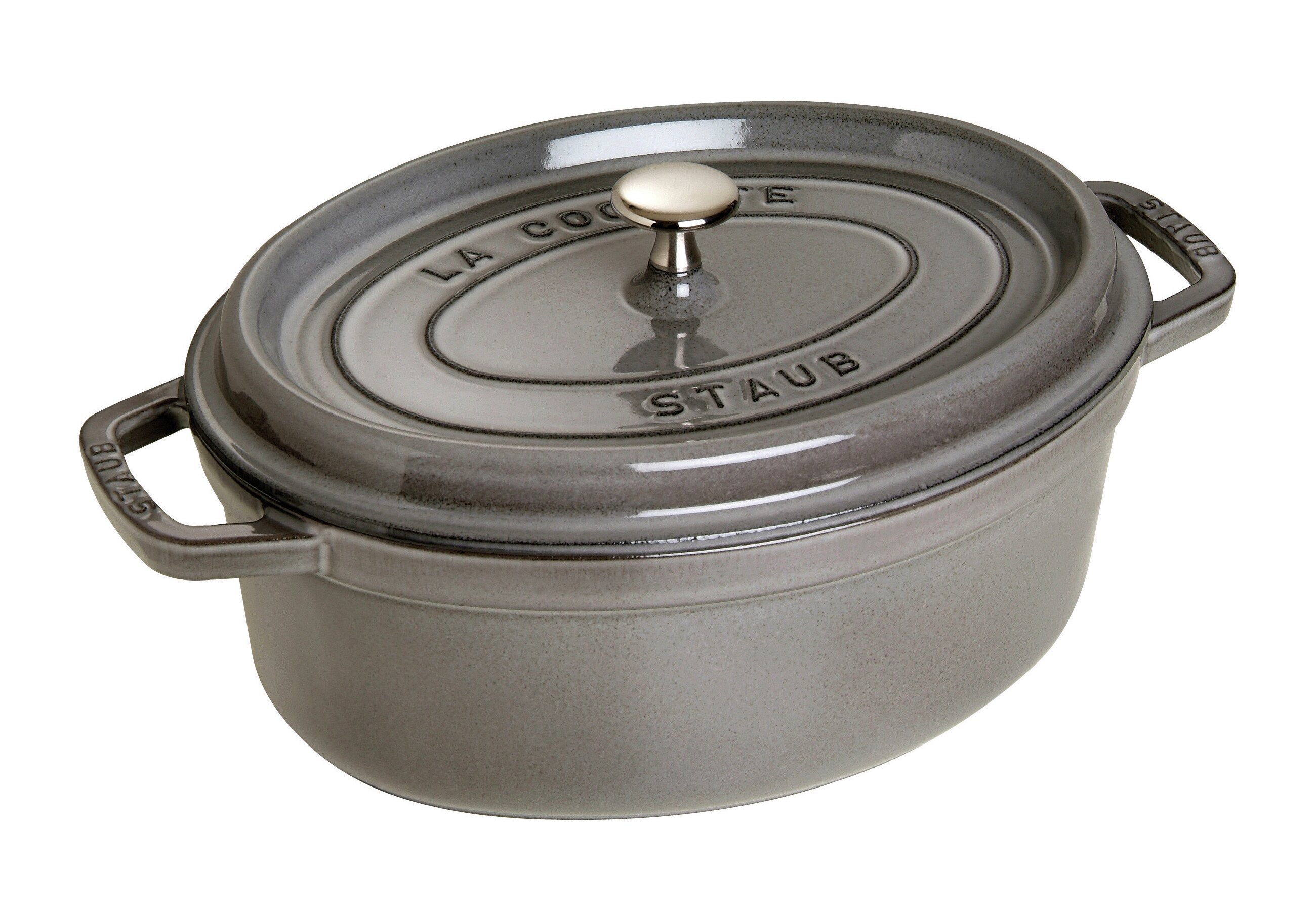Staub - Cocotte - Graphite-grey - 31 cm - Gratis frakt v:3595434