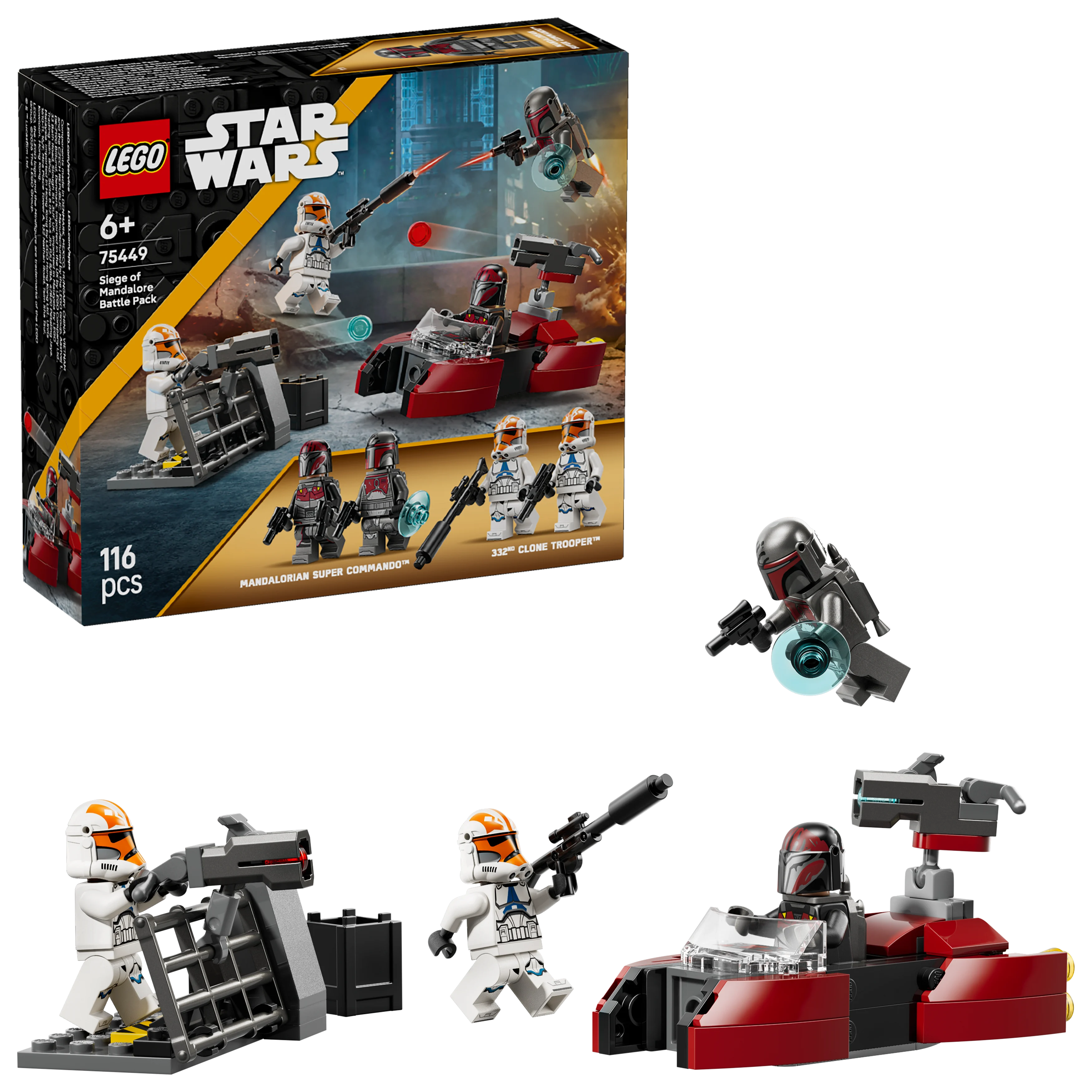 LEGO - Star Wars TM - Stridspakken Beleiringen av Mandalore (75449) v:7731921