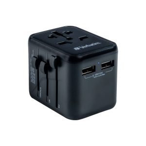 Verbatim – Universal Travel Adapter UTA-01 with 2xUSB Charger v:6014877