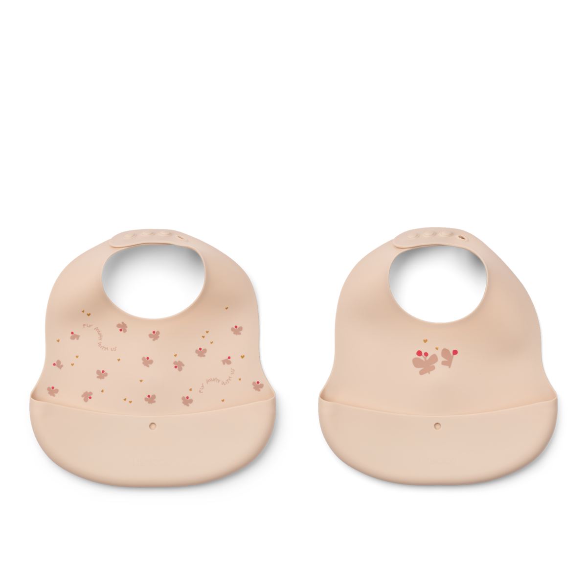 – Ember Printed Bib – Mini Butterfly / Apple blossom – One size v:4078051 – Ember Printed Bib – Mini Butterfly / Apple blossom – One size v:4078051