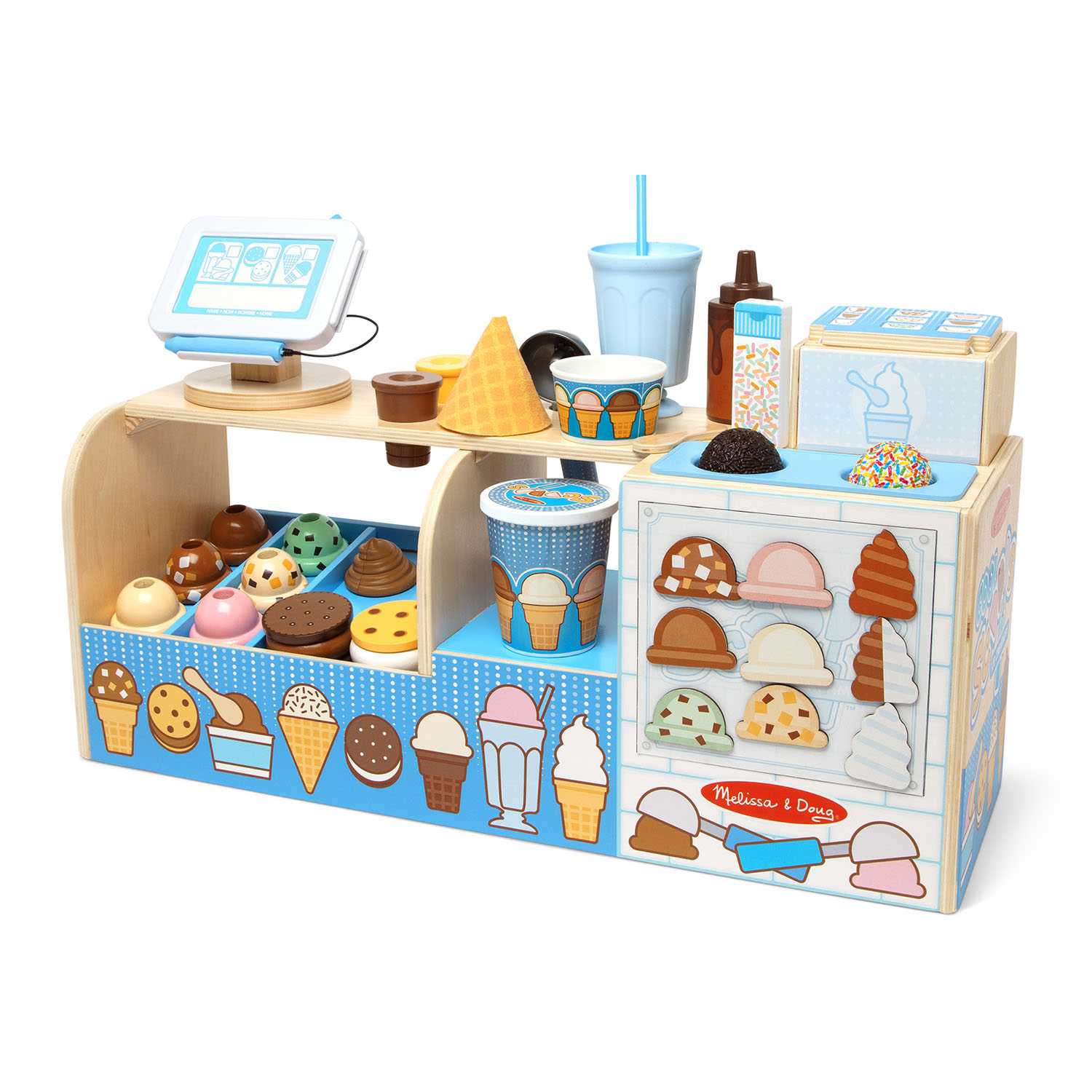 Melissa & Doug – Cool Scoops Ice Creamery Wooden Counter – Gratis frakt v:7484495 Melissa & Doug – Cool Scoops Ice Creamery Wooden Counter – Gratis frakt v:7484495