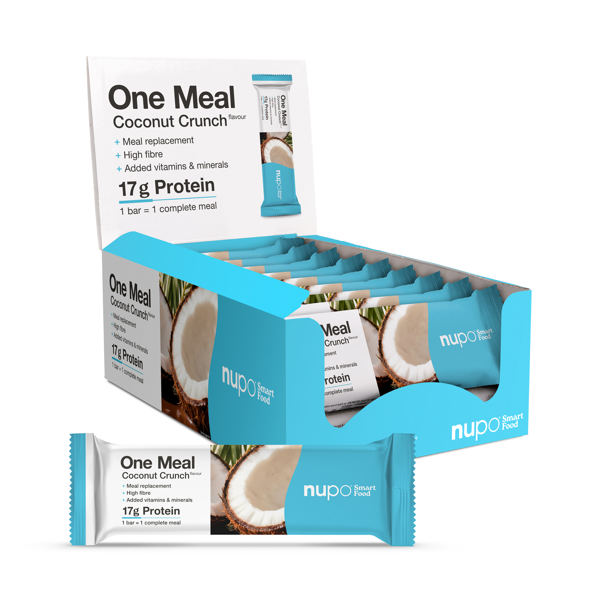 Nupo - One Meal Bar Coconut Crunch 15x60g v:7309486