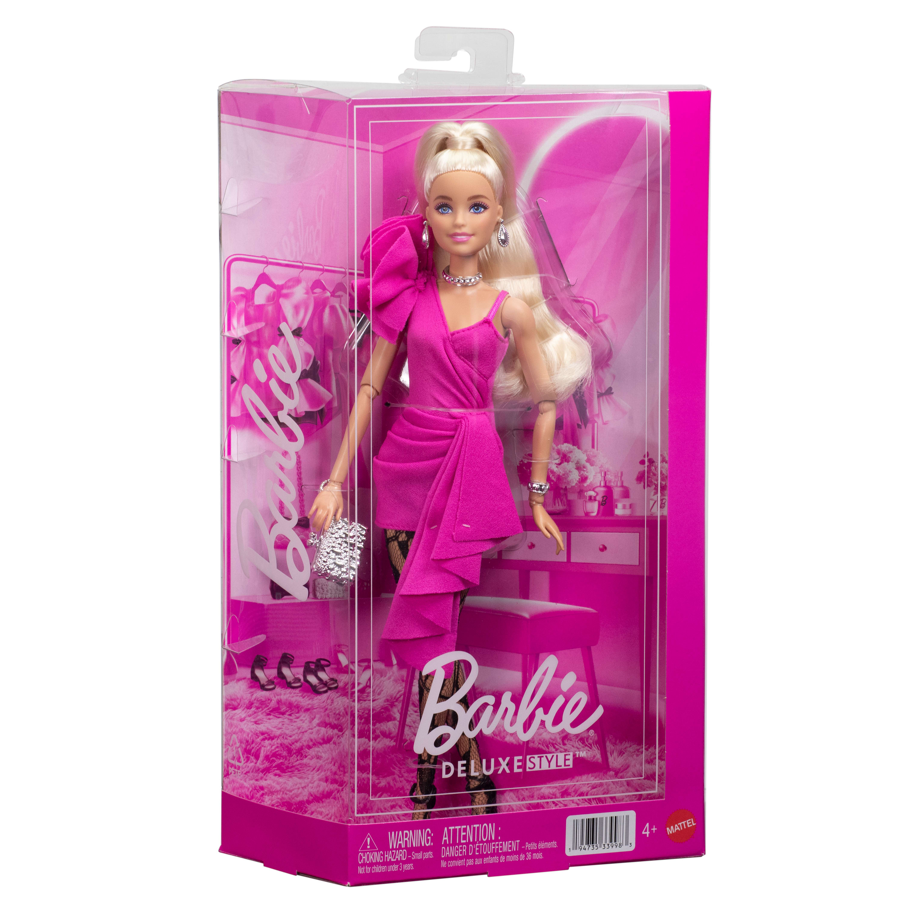Barbie – Deluxe Style Pink and black tights (JJN73) v:9531755 Barbie – Deluxe Style Pink and black tights (JJN73) v:9531755