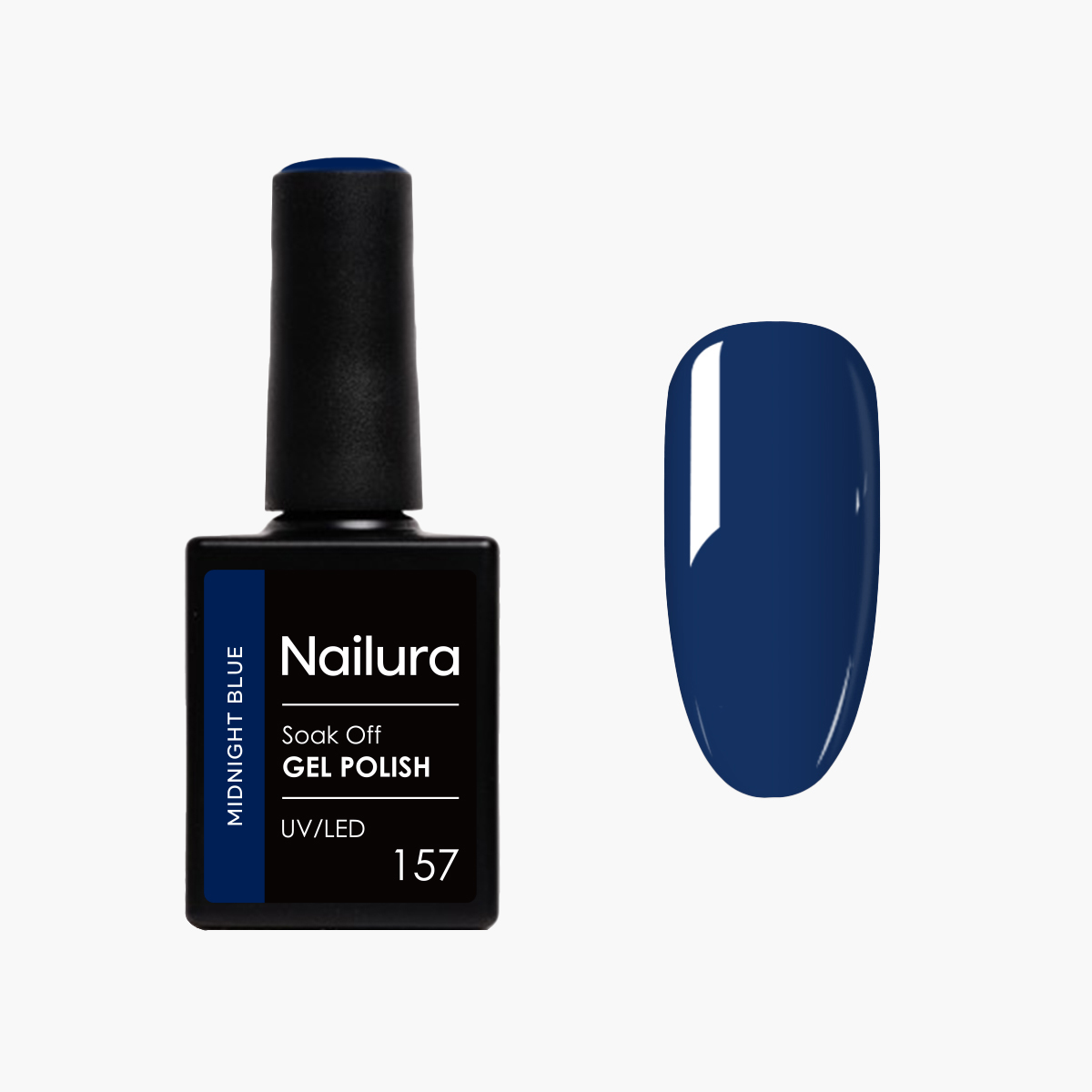 Nailura – Gel Polish 157 – Midnight Blue – 10 ml – Midnight Blue v:4629350 Nailura – Gel Polish 157 – Midnight Blue – 10 ml – Midnight Blue v:4629350