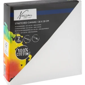 Nassau – lerret 20x20cm (pakket med 2 stk.) v:5770251