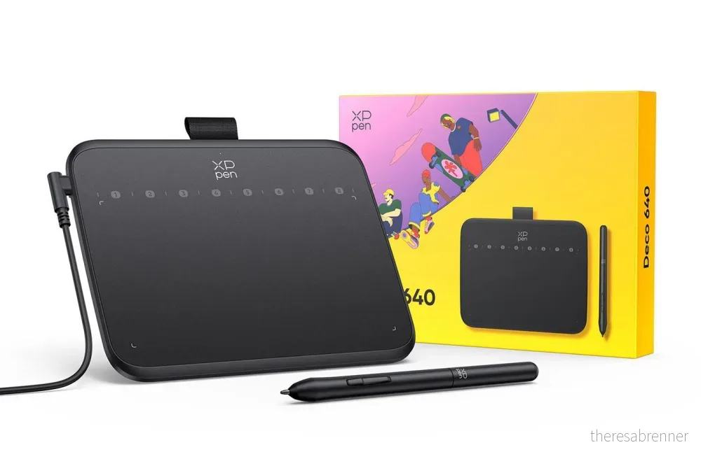 XPPen - Deco 640 Drawing Pad - Gratis frakt v:3512830