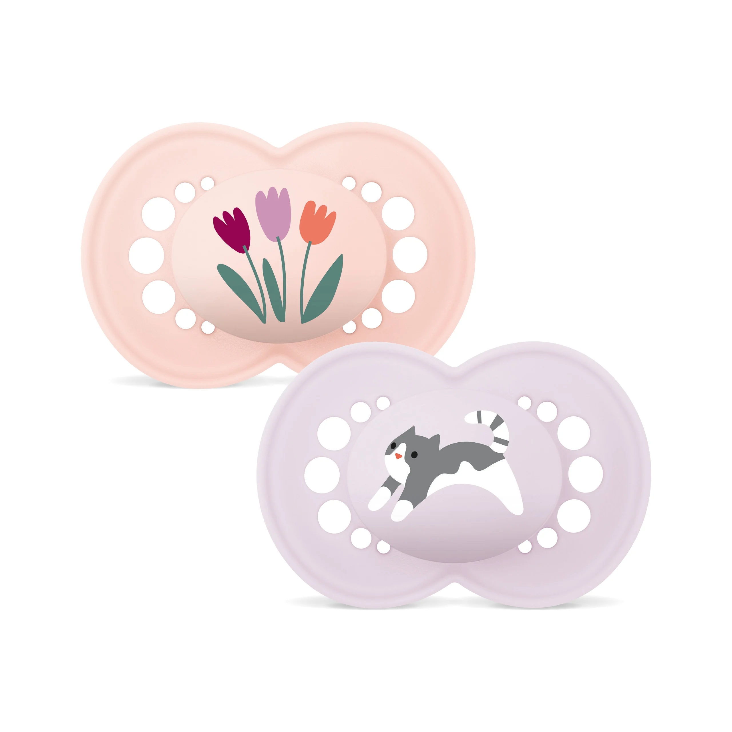 MAM – Original Silk Pacifiers – Pink – 16-36 months v:5626894