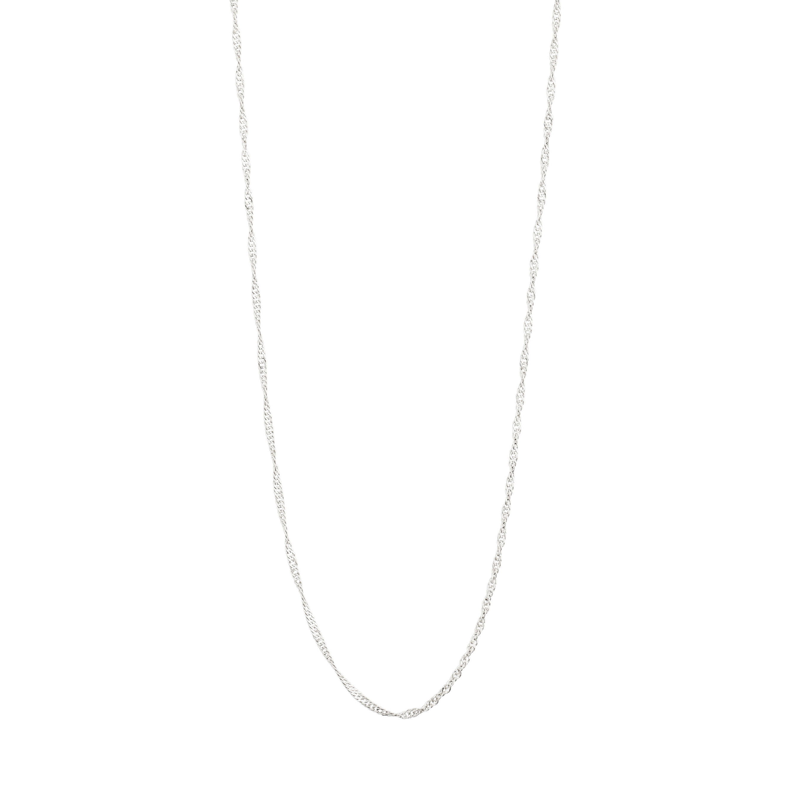 PILGRIM - PERI Twirl Necklace - Silver-Plated - 40 + 9 cm v:1584081